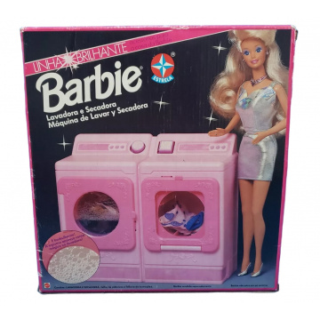 Barbie Linha Brilhante - Lavadora e Secadora - Estrela