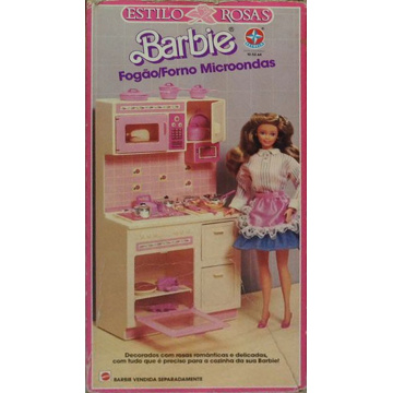 Barbie Estilo Rosas - Fogão/forno Microondas - Estrela