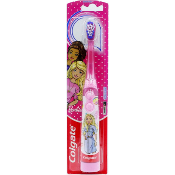 Colgate Kids Barbie Extra Soft Battery Toothbrush 3+ Years