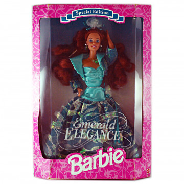 Emerald Elegance Barbie Doll