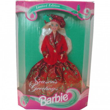 Seasons Greetings Barbie Doll