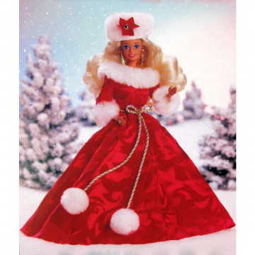 1994 Happy Holidays® Barbie® Doll (European Version)
