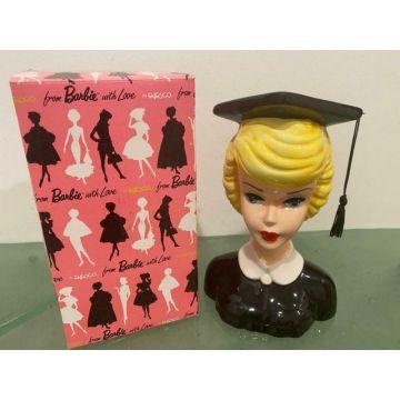 Barbie Graduation 1963 vase From Barbie With Love by Enesco