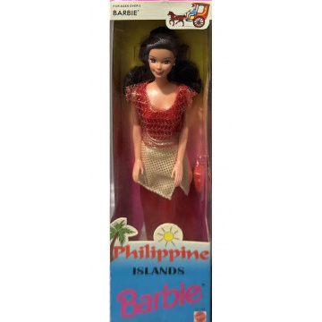 Philippine Islands Barbie II (red with gold apron)