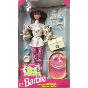 Pet Doctor Barbie Doll (AA)