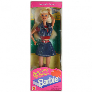 Back to School Barbie Doll (blonde)