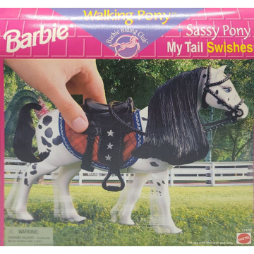 Barbie Riding Club Walking Pony Sassy Pony