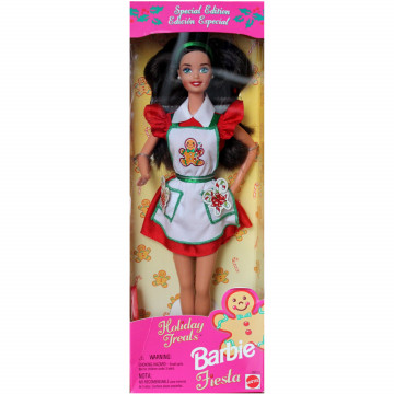 Holiday Treats Barbie Doll (brunette)