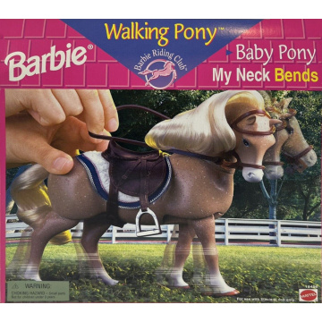 Barbie Riding Club Walking Pony Baby Pony