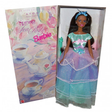 Spring Tea Party Barbie Doll (AA)