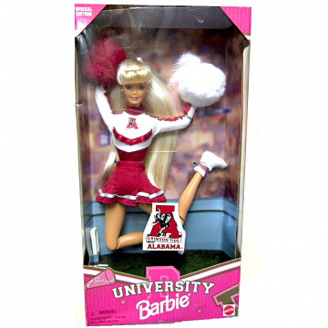 University Barbie - Crimson Tide Alabama Barbie Doll