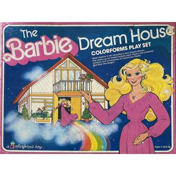 The Barbie Dream House Colorforms Play Set
