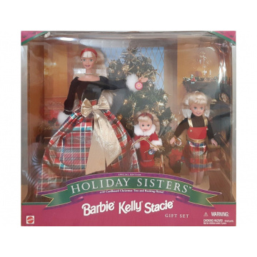 Holiday Sisters Barbie, Kelly & Stacie Gift Set