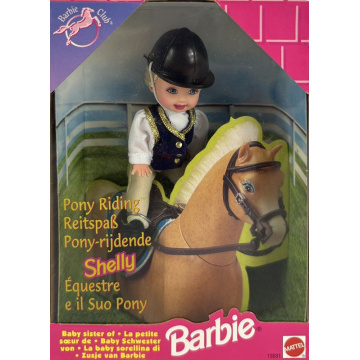 Barbie Club Pony Riding Shelly Doll