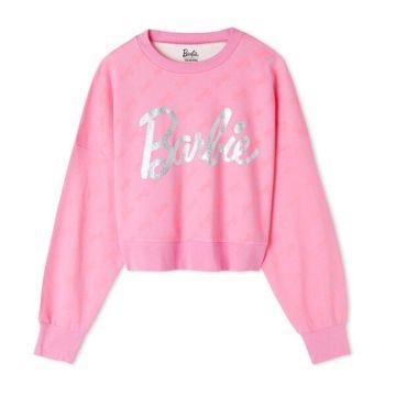 Barbie x Tezenis Long Sleeve Cropped Sweatshirt