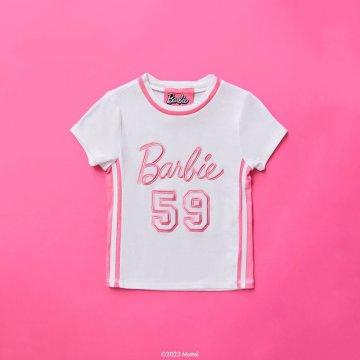Girls Embroidered Barbie Tee (Kids)