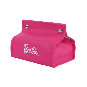 Barbie Tissue Box Cover PVC Pink 18x11x15 Cm