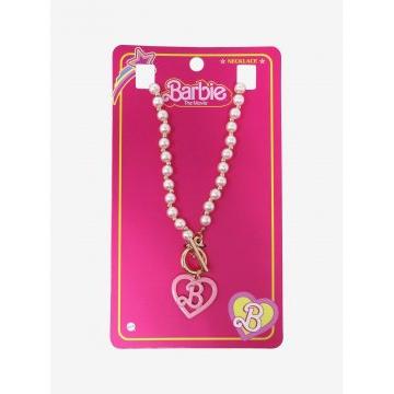 Barbie Heart Pearl Bead Necklace