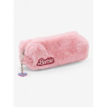 Barbie Pink Fluffy Pencil Pouch