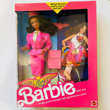 Flight Time Brunette Barbie Doll