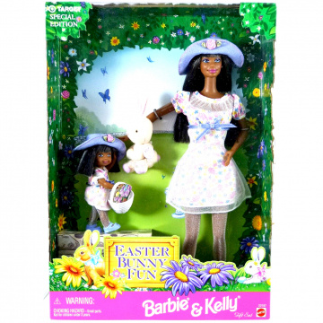 Easter Bunny Fun Barbie & Kelly Gift Set (AA)