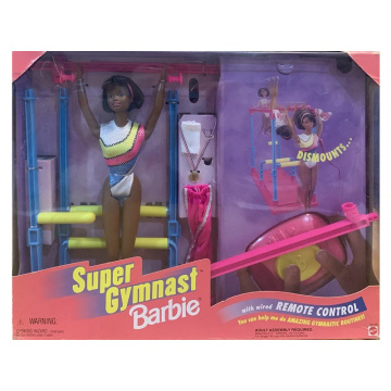 Super Gymnast Barbie Doll (African American)