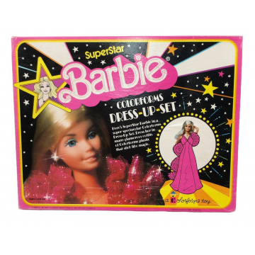SuperStar Barbie Colorforms Dress-Up-Set