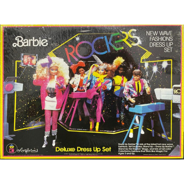  Barbie Rockers Colorforms Deluxe Dress Up Set 