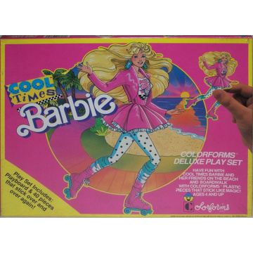 Cool Times Barbie Colorforms Dress-Up Deluxe Play Set