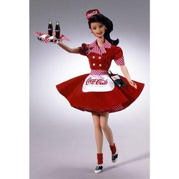 Coca-Cola® Barbie® Doll (Brunette Waitress)