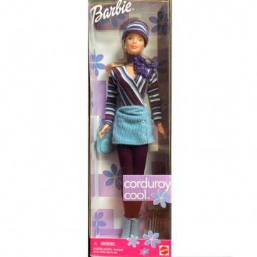 Corduroy Cool Barbie Doll (Blue)