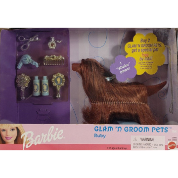 Barbie Glam N Groom Pets Ruby