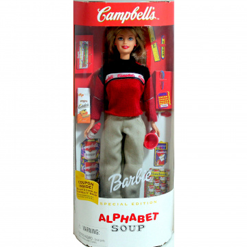 Campbell's Alphabet Soup Barbie Doll