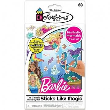 Colorforms Barbie Fin-Tastic Mermaids Travel Set