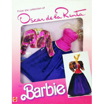 Haute Couture Fashion Barbie from the collection Oscar de la Renta (Brocart)