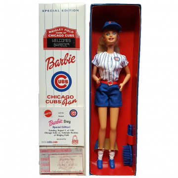 Chicago Cubs Fan Barbie Doll