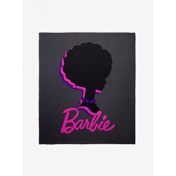 Barbie Afro Barbie Silhouette Throw Blanket