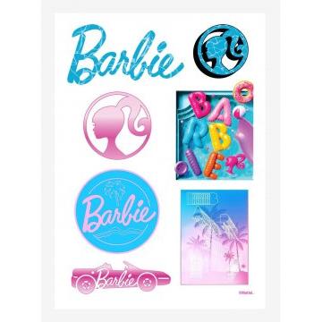 Barbie Malibu Pool Kiss-Cut Sticker Sheet