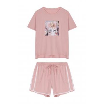Barbie pink 100% cotton short pajamas