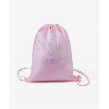 Shoe bag with a licensed Barbie print