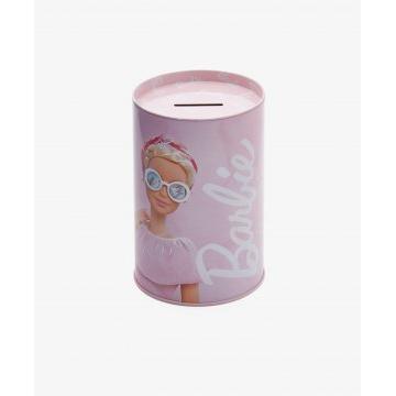 Piggy bank with Barbie licensed print