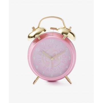 Barbie licensed pink alarm clock