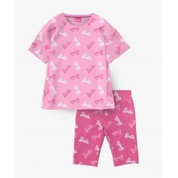 100% cotton pajamas with Barbie print