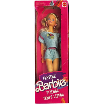 Barbie Synchro Tempo Libero Doll (blue variant)