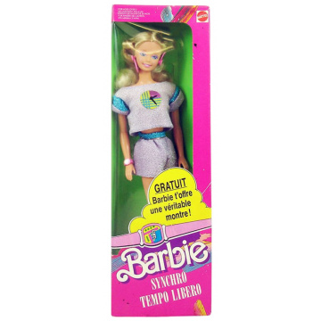 Barbie Synchro Tempo Libero Doll (purple)