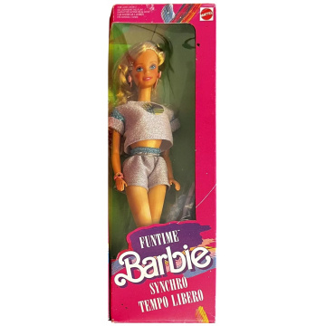 Barbie Synchro Tempo Libero Doll (purple variant)