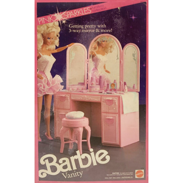 Barbie Pink Sparkless Vanity