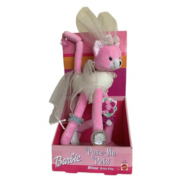 Barbie Pose-Me Pets Blissa Bride Kitty (Plush Animal)