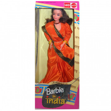 Barbie in India (orange Sari) Barbie Doll