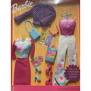 Barbie Magenta Moods Mix and Match Fashion Avenue™
